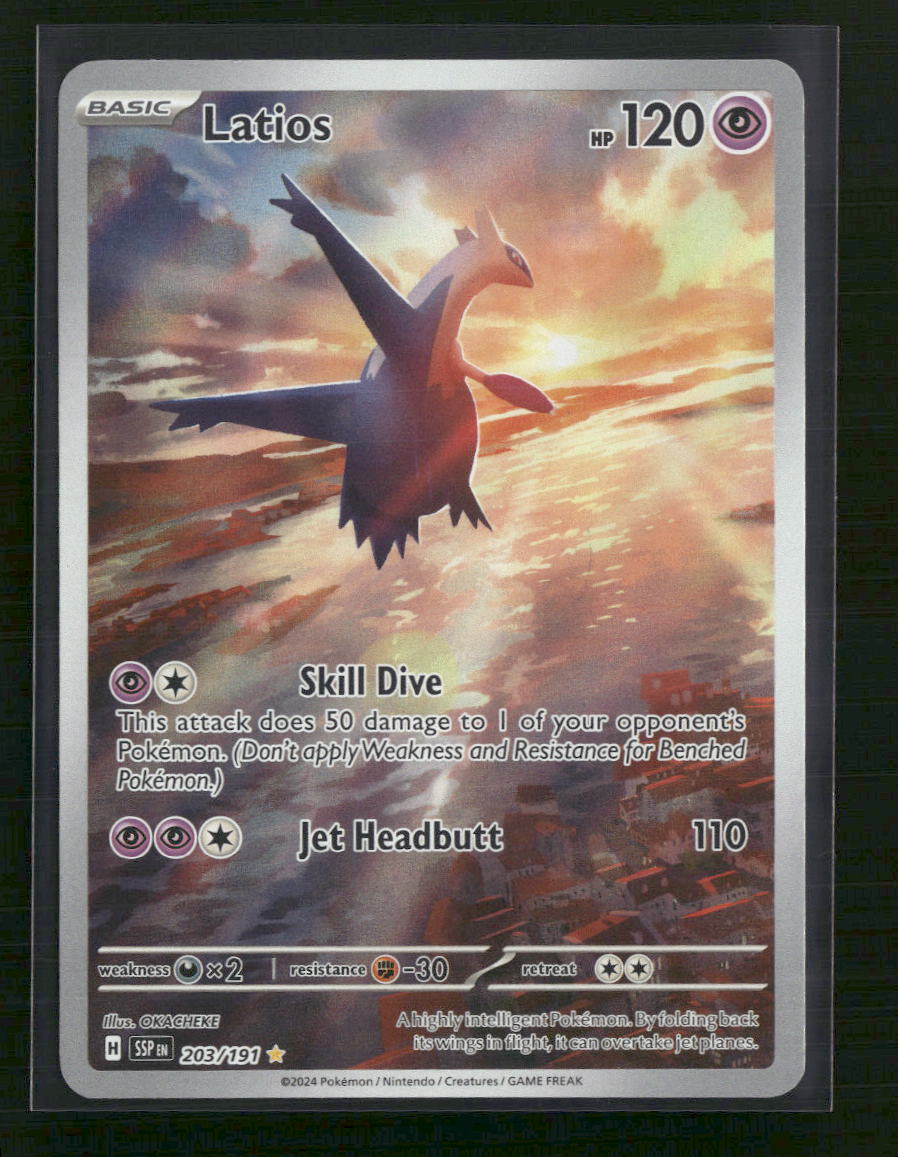 Latios SV08: Surging Sparks #203/191 - Front