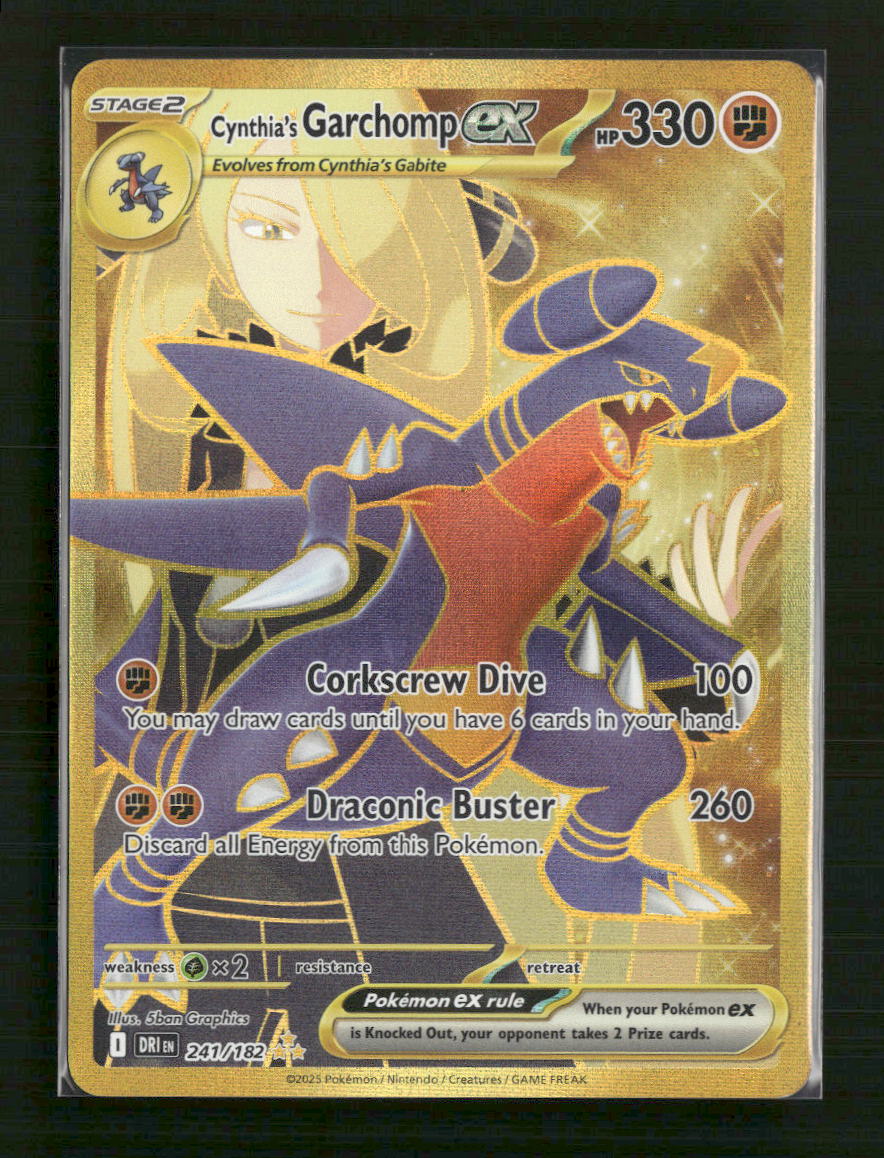Cynthia's Garchomp ex SV10: Destined Rivals #241/182 - Front