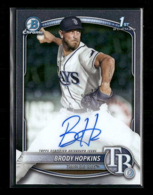 Brody Hopkins 2025 Bowman #CPA-BH Chrome Prospects Autographs - Front