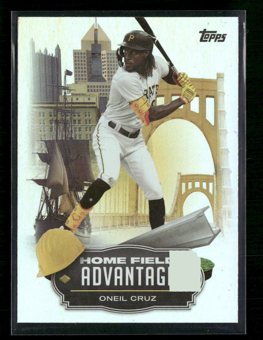 Oneil Cruz 2023 Topps #HA-14 Home Field Advantage - Front