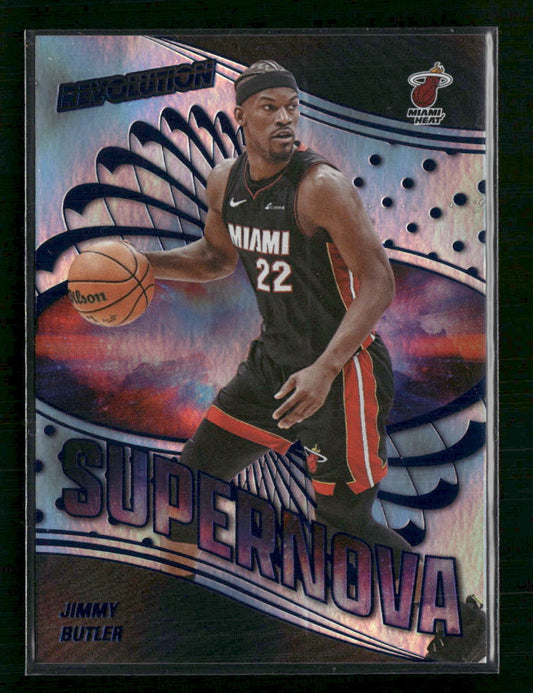 Jimmy Butler III 2024-25 Panini Revolution #19 Supernova Infinite #/25 - Front
