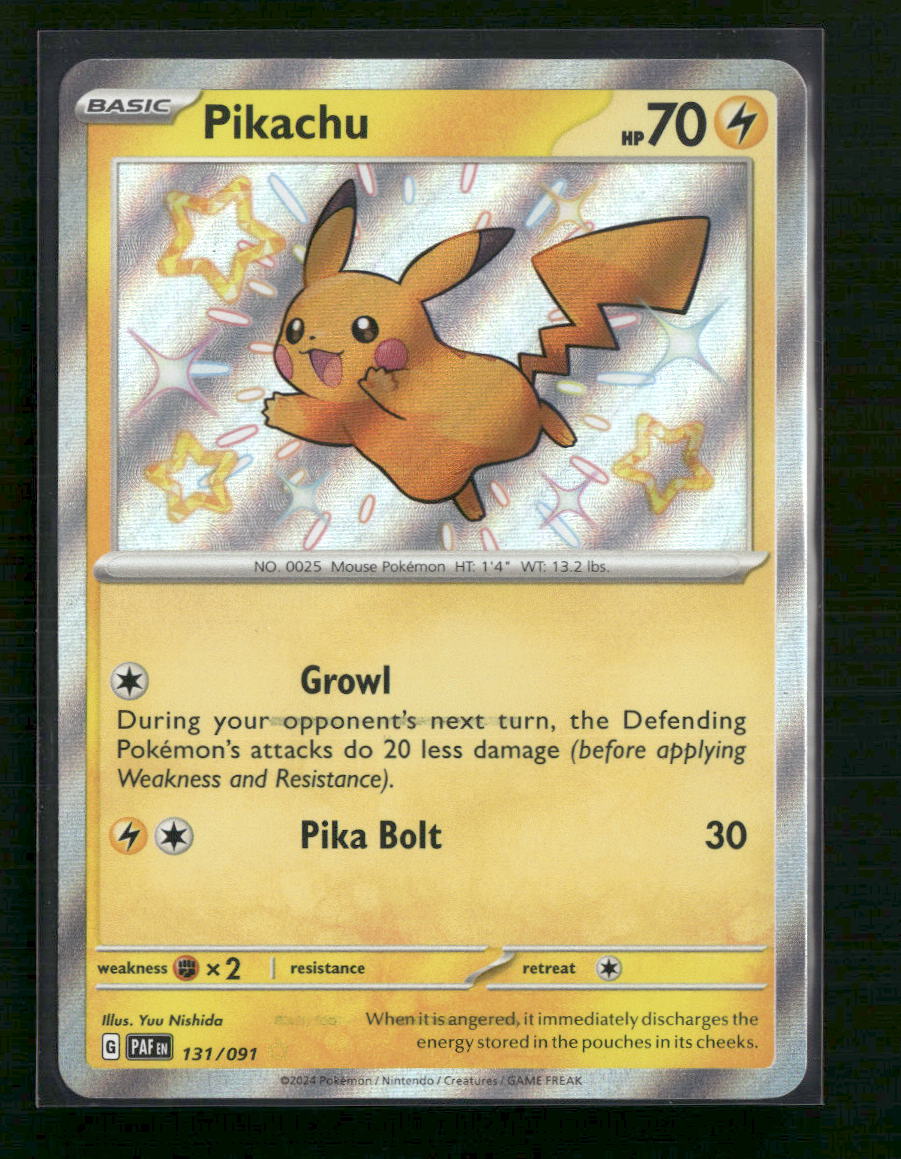 Pikachu SV: Paldean Fates #131/091 - Front