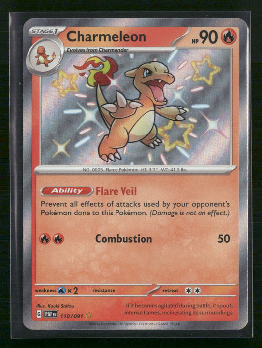 Charmeleon SV: Paldean Fates #110/091 - Front