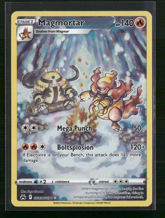 Magmortar Crown Zenith: Galarian Gallery #GG03/GG70 - Front