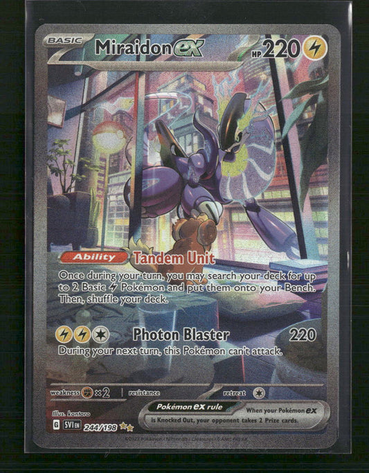 Miraidon ex SV01: Scarlet & Violet Base Set #244/198 - Front