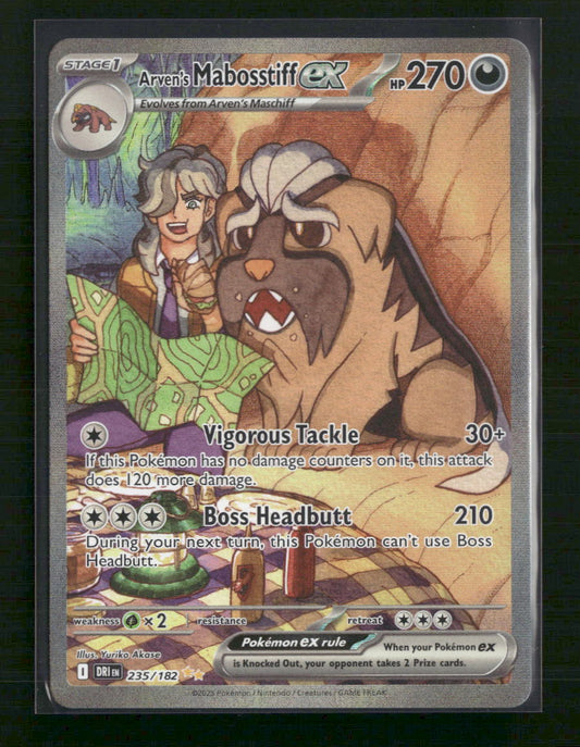 Arven's Mabosstiff ex SV10: Destined Rivals #235/182 - Front