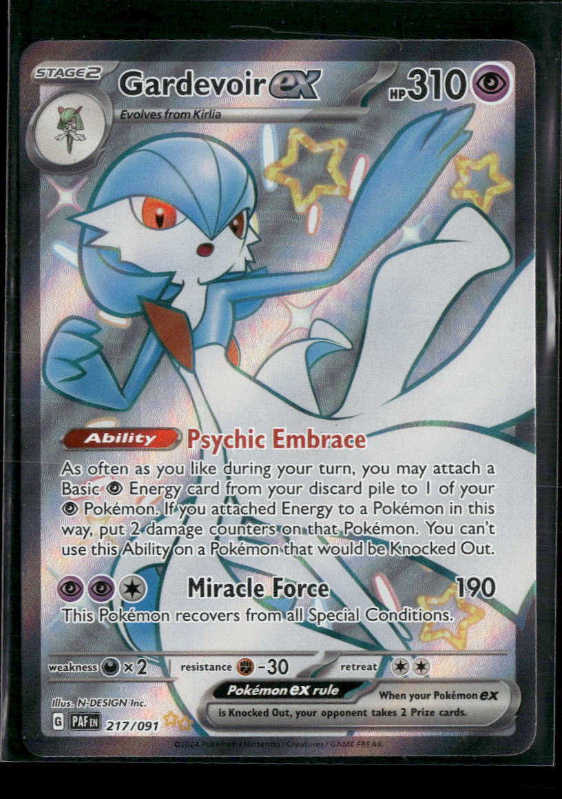 Gardevoir ex SV: Paldean Fates #217/091 - Front