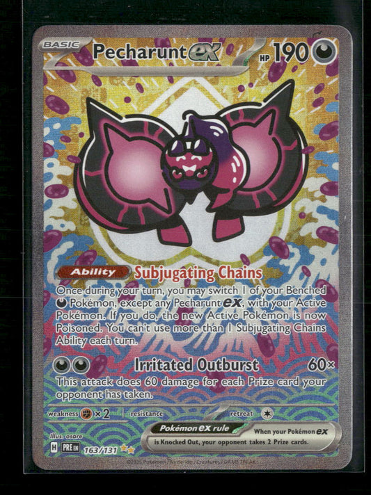 Pecharunt ex SV: Prismatic Evolutions #163/131 - Front