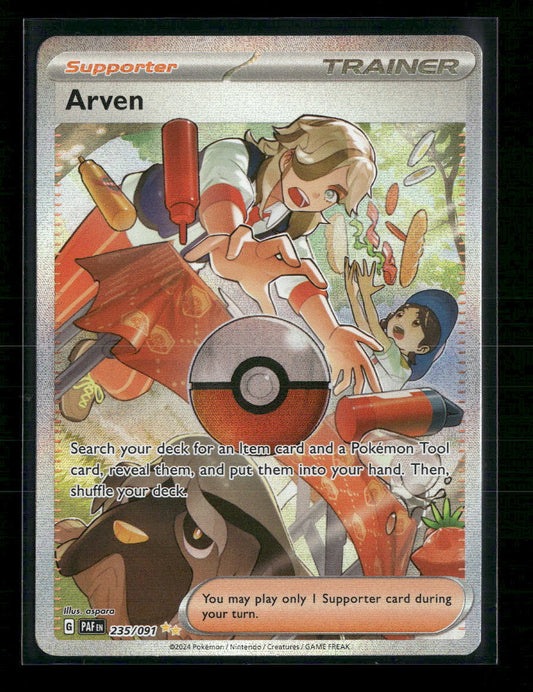 Arven SV: Paldean Fates #235/091 - Front