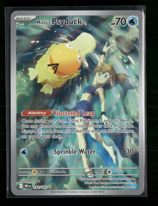 Misty's Psyduck SV10: Destined Rivals #193/182 - Front