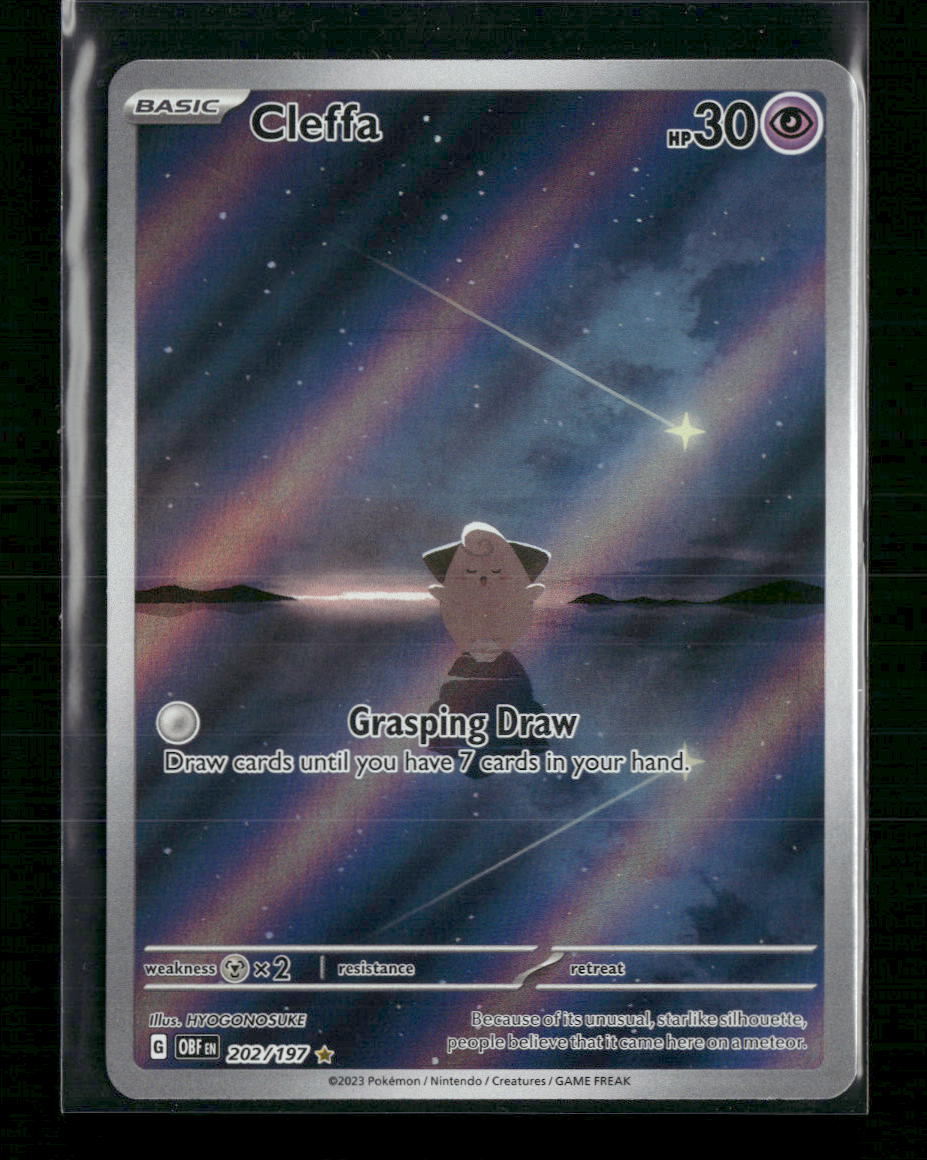 Cleffa SV03: Obsidian Flames #202/197 - Front
