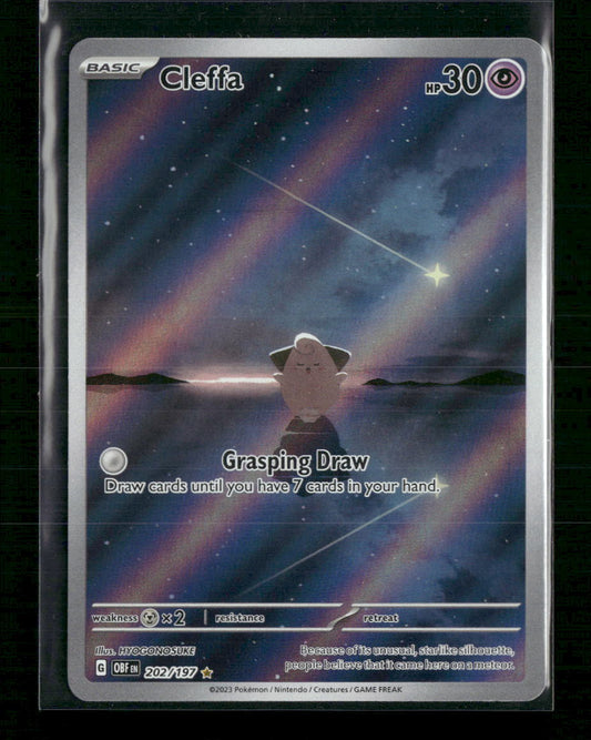 Cleffa SV03: Obsidian Flames #202/197 - Front