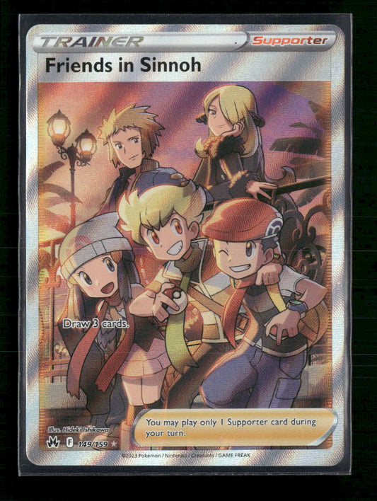 Friends in Sinnoh (Full Art) Crown Zenith #149/159 - Front