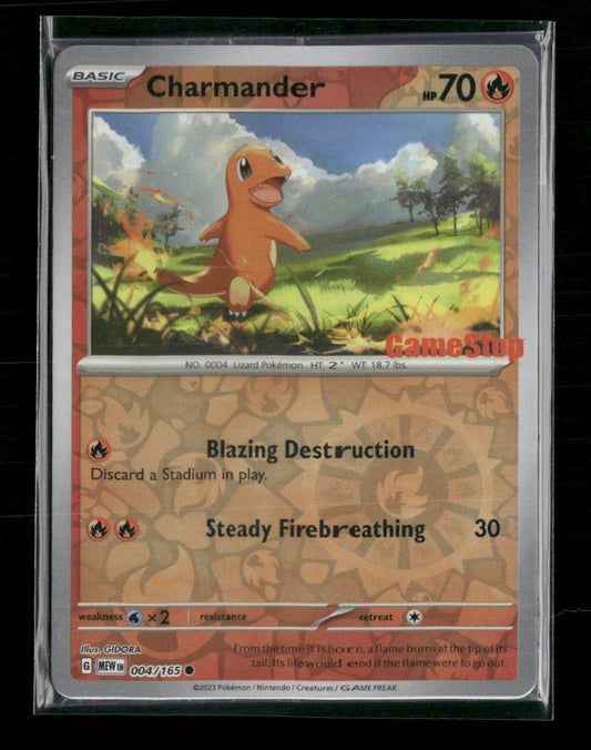 Charmander Miscellaneous Cards & Products #004/165 - Front
