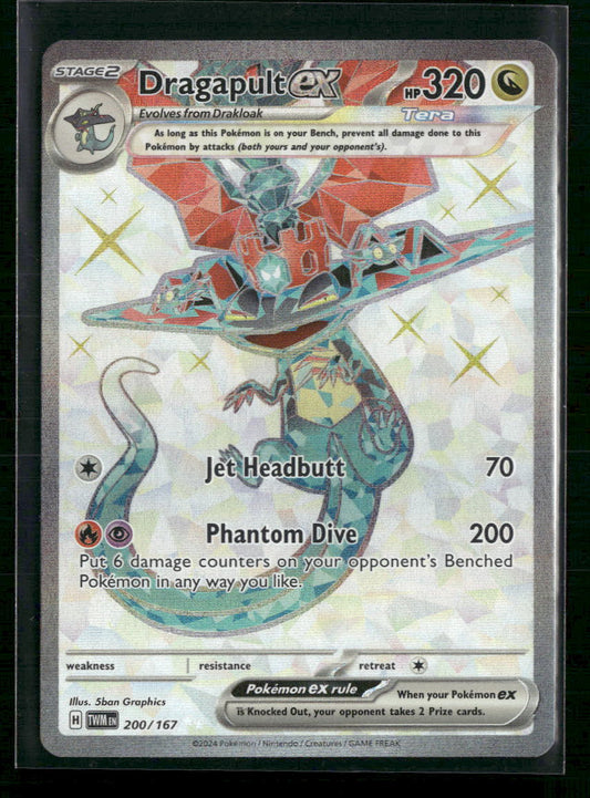 Dragapult ex SV06: Twilight Masquerade #200/167 - Front