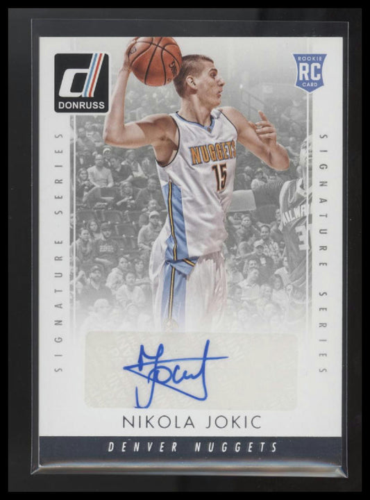 Nikola Jokic 2015-16 Donruss #SS-NJK Signature Series - Front
