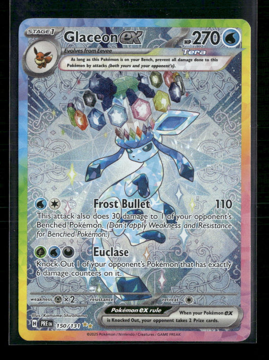 Glaceon ex SV: Prismatic Evolutions #150/131