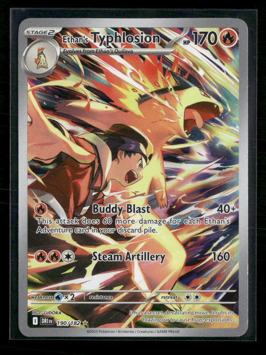 Ethan's Typhlosion SV10: Destined Rivals #190/182