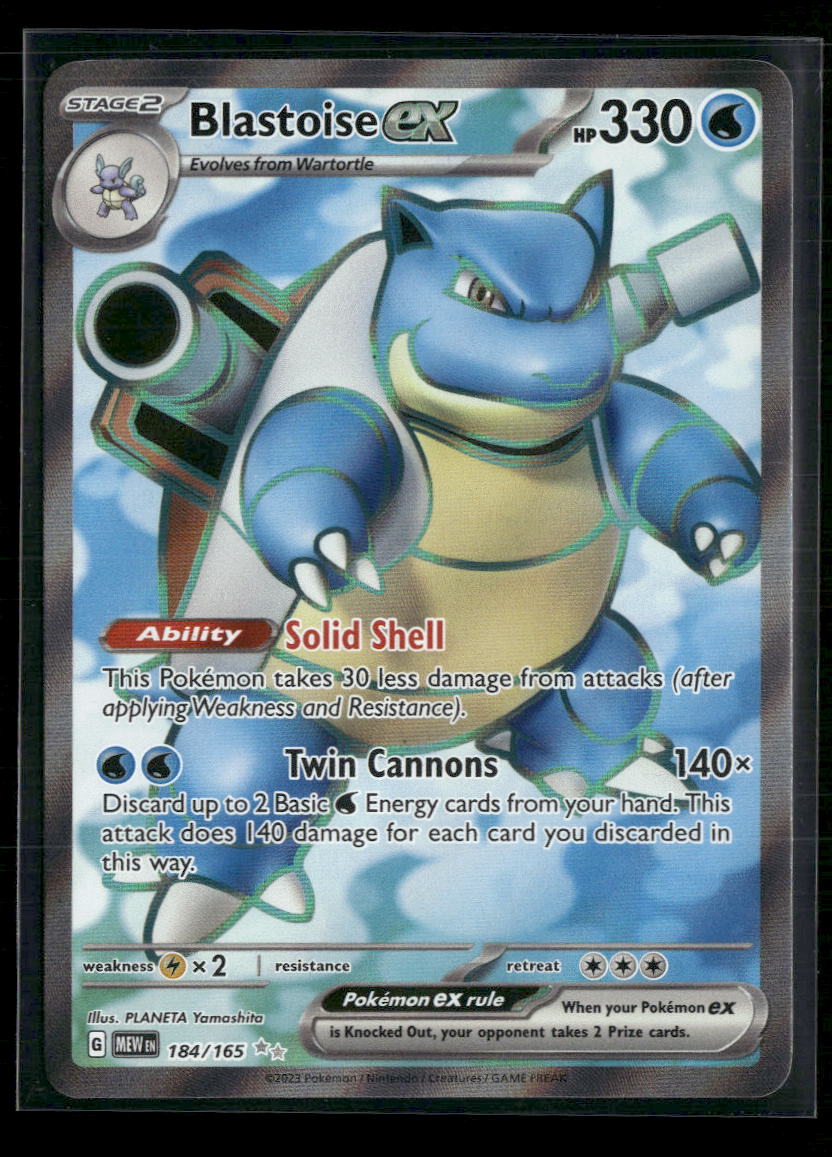 Blastoise ex SV: Scarlet & Violet 151 #184/165