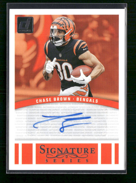 Chase Brown 2024 Donruss #SSE-CBR Signature Series - Front