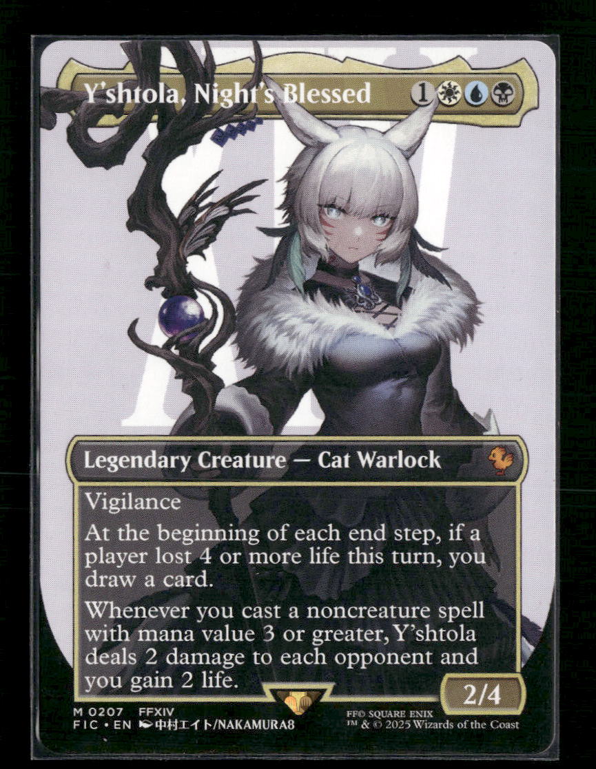 Y'shtola, Night's Blessed (Borderless) Commander: FINAL FANTASY #207 - Front