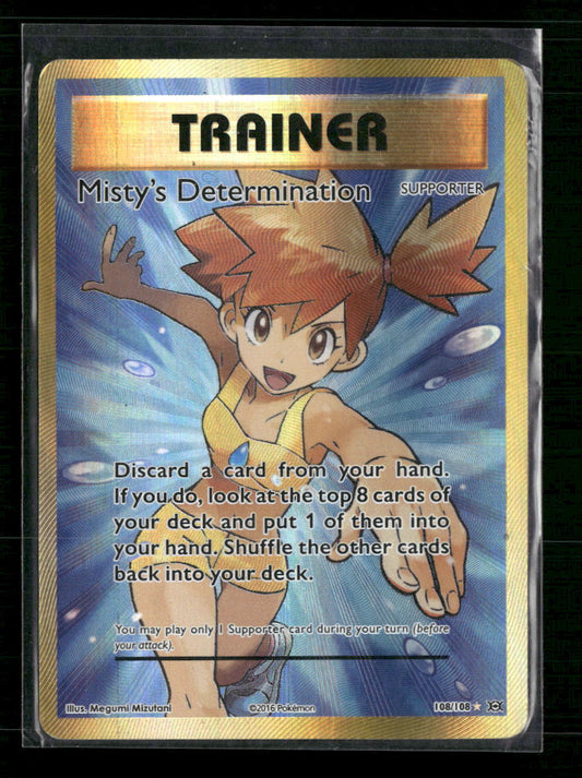 Misty's Determination (Full Art) XY - Evolutions #108/108 - Front