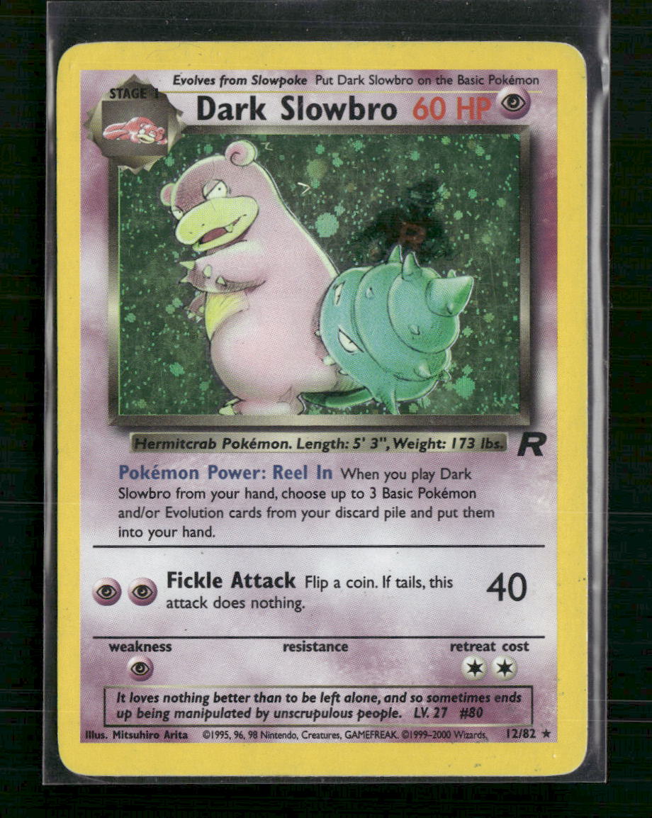 Dark Slowbro (12) Team Rocket #12/82 - Front