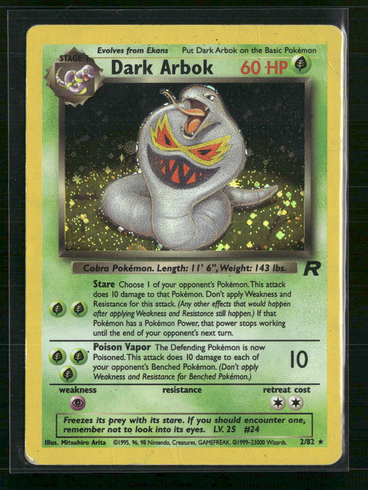 Dark Arbok (2) Team Rocket #02/82 - Front
