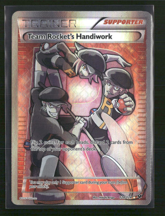 Team Rocket's Handiwork (Full Art) XY - Fates Collide #124/124 - Front