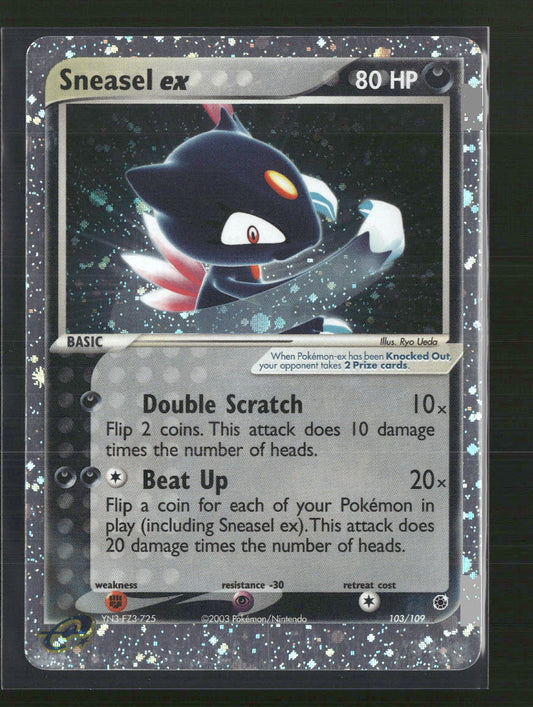 Sneasel ex Ruby and Sapphire #103/109 - Front