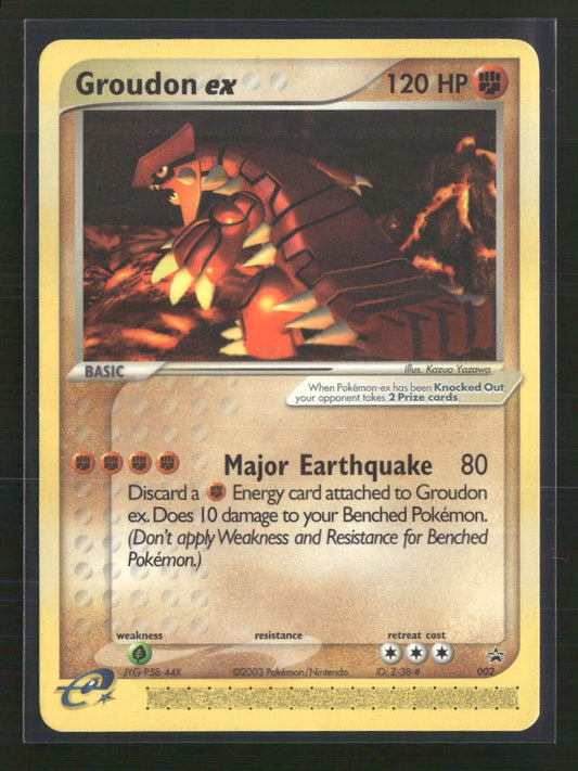 Groudon ex Nintendo Promos #002 - Front