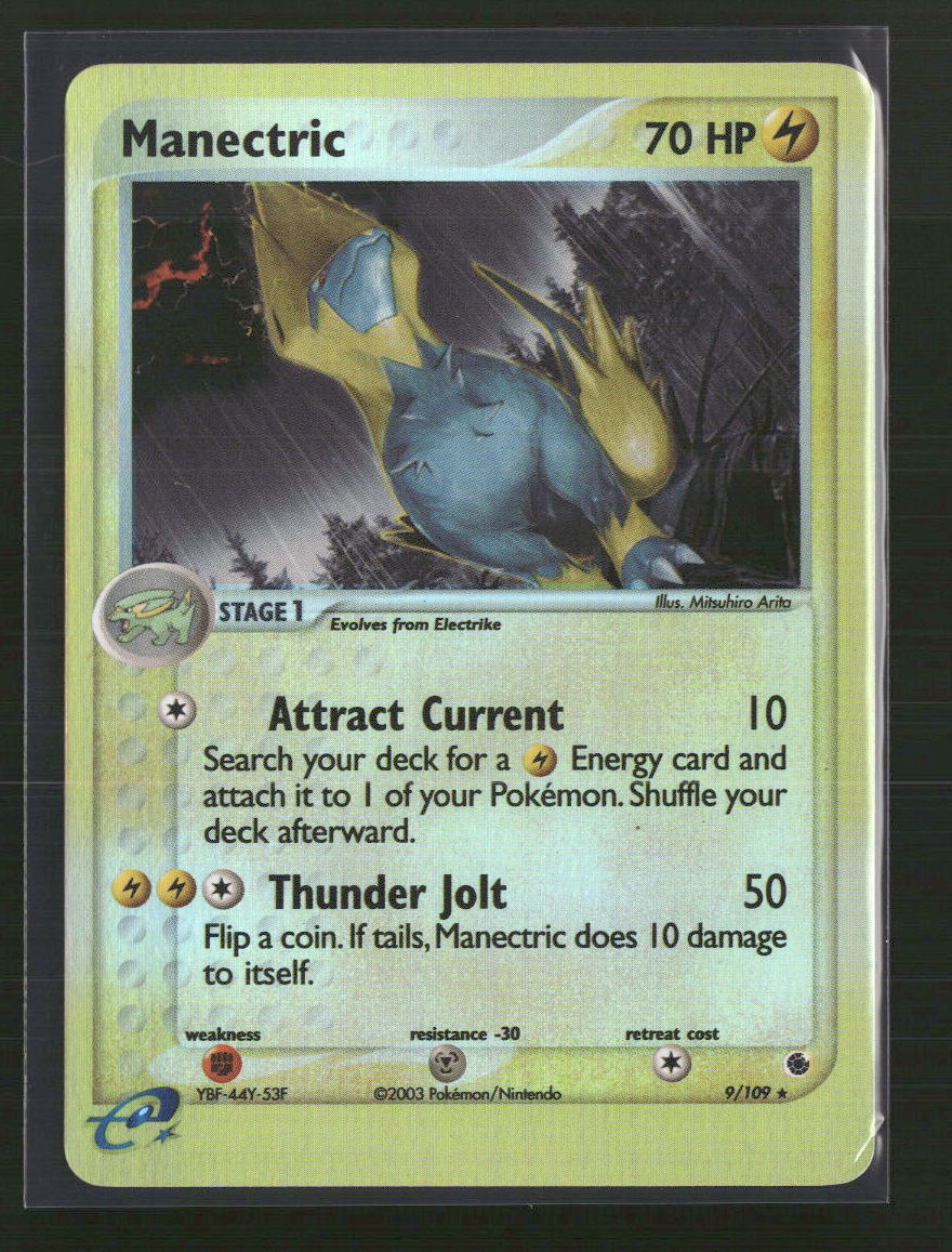 Manectric Ruby and Sapphire #9/109 - Front