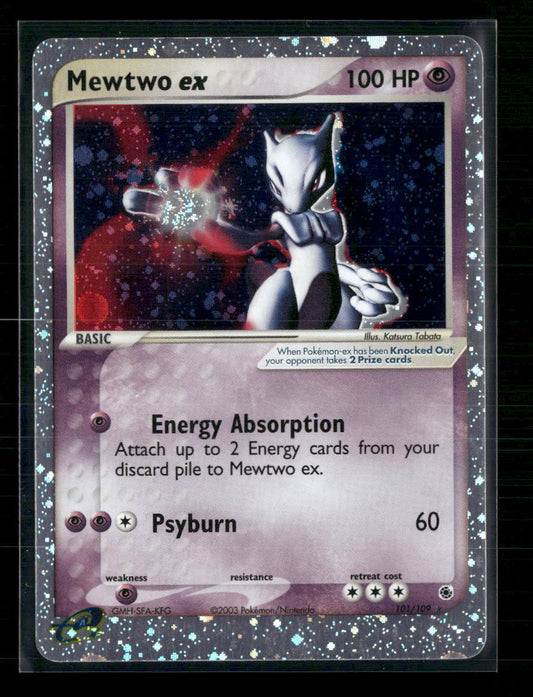 Mewtwo ex Ruby and Sapphire #101/109 - Front