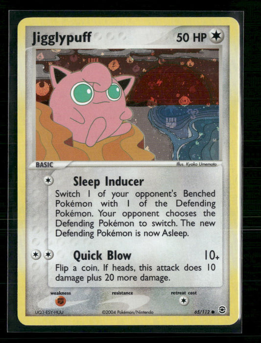 Jigglypuff FireRed & LeafGreen #65/112 - Front