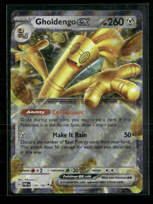 Gholdengo ex SV04: Paradox Rift #139/182 - Front