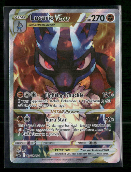 Lucario VSTAR SWSH: Sword & Shield Promo Cards #SWSH291 - Front