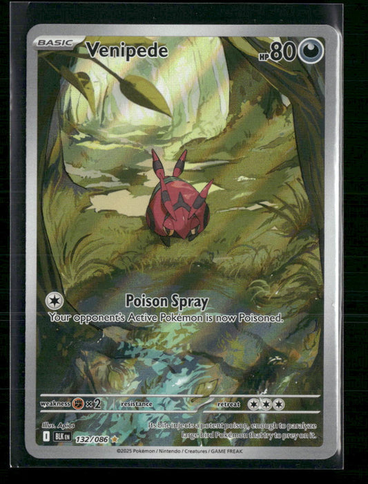 Venipede SV: Black Bolt #132/086 - Front