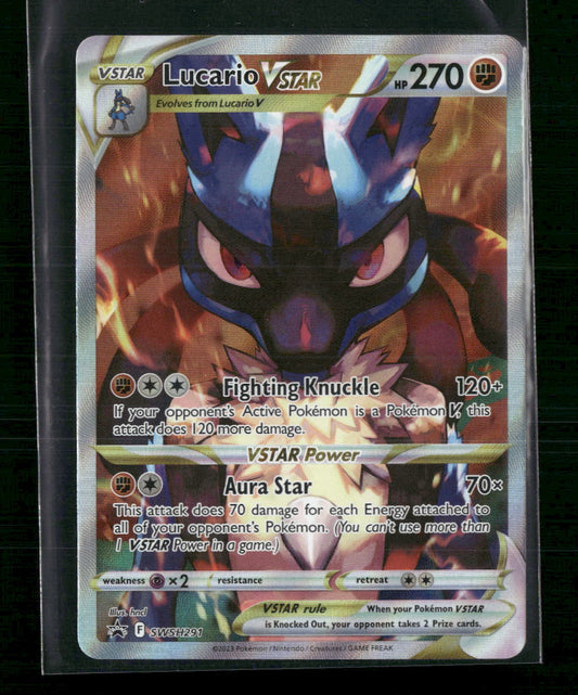 Lucario VSTAR SWSH: Sword & Shield Promo Cards #SWSH291 - Front