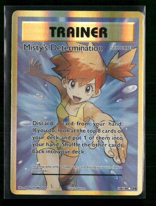 Misty's Determination (Full Art) XY - Evolutions #108/108 - Front
