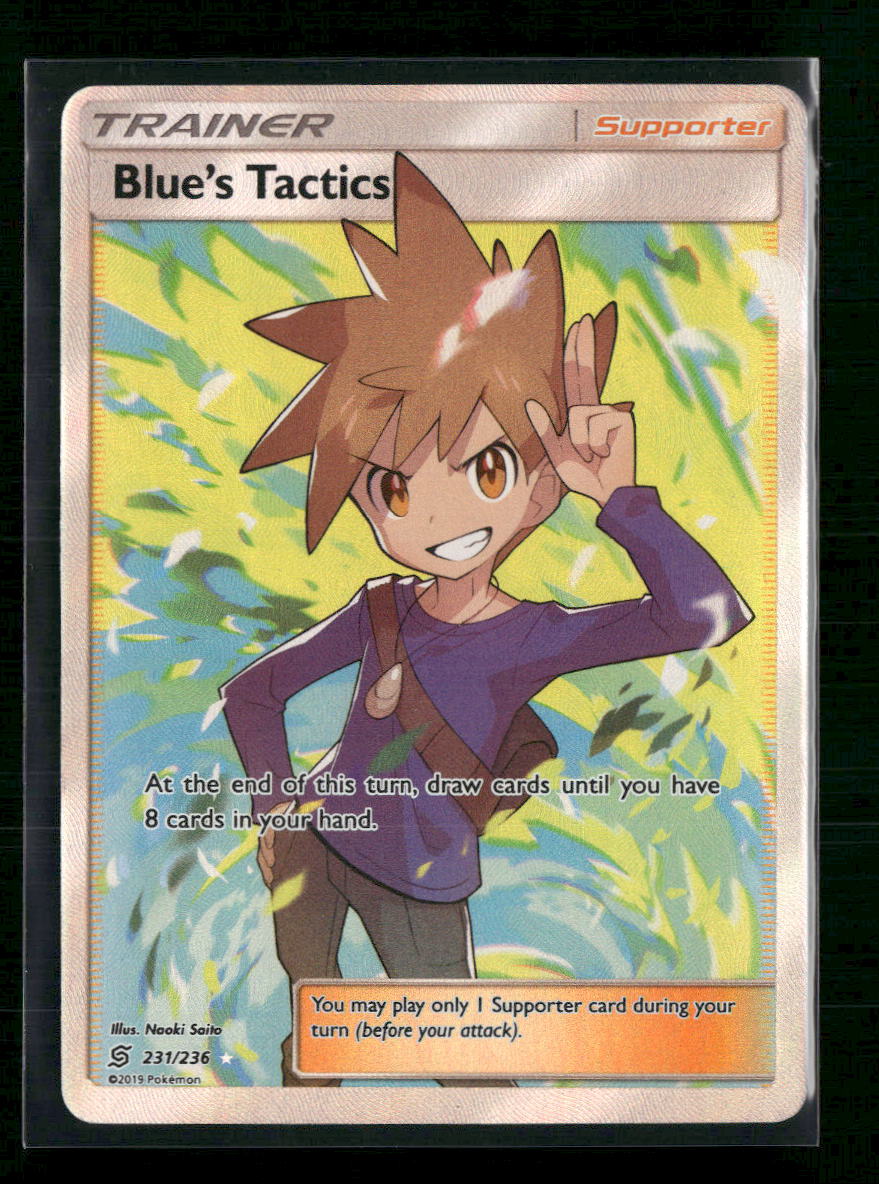 Blue's Tactics (Full Art) SM - Unified Minds #231/236 - Front
