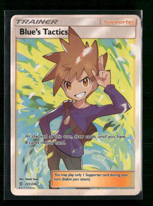 Blue's Tactics (Full Art) SM - Unified Minds #231/236 - Front