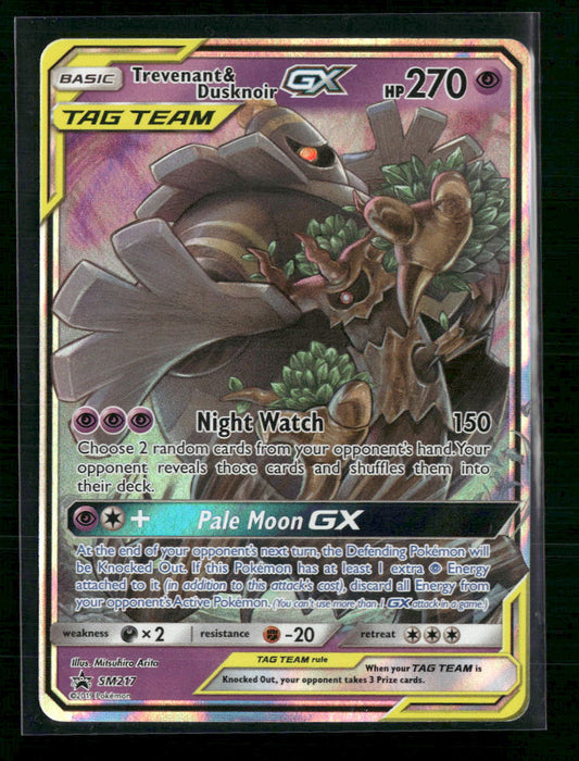 Trevenant & Dusknoir GX SM Promos #SM217 - Front