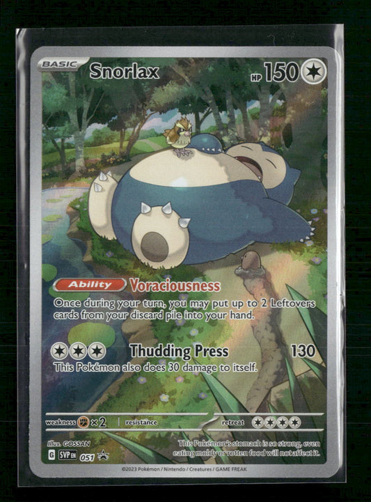 Snorlax SV: Scarlet & Violet Promo Cards #051 - Front