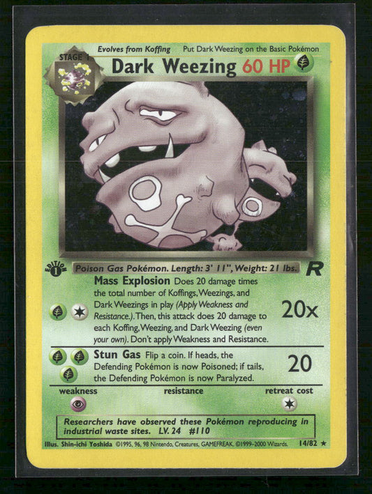 Dark Weezing (14) Team Rocket #14/82