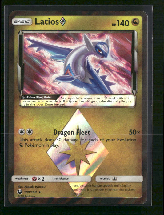 Latios Prism Star SM - Celestial Storm #108/168
