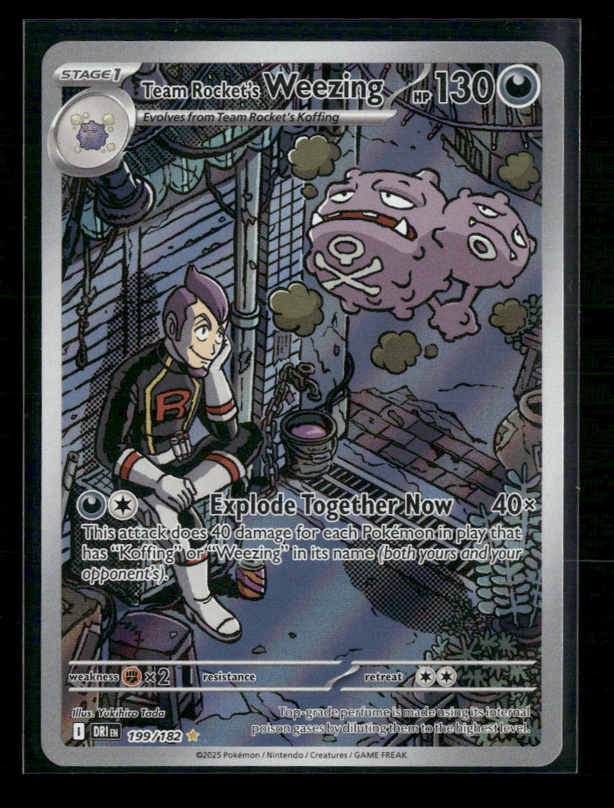 Team Rocket's Weezing SV10: Destined Rivals #199/182