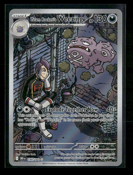 Team Rocket's Weezing SV10: Destined Rivals #199/182