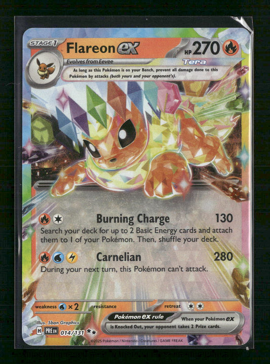 Flareon ex SV: Prismatic Evolutions #014/131