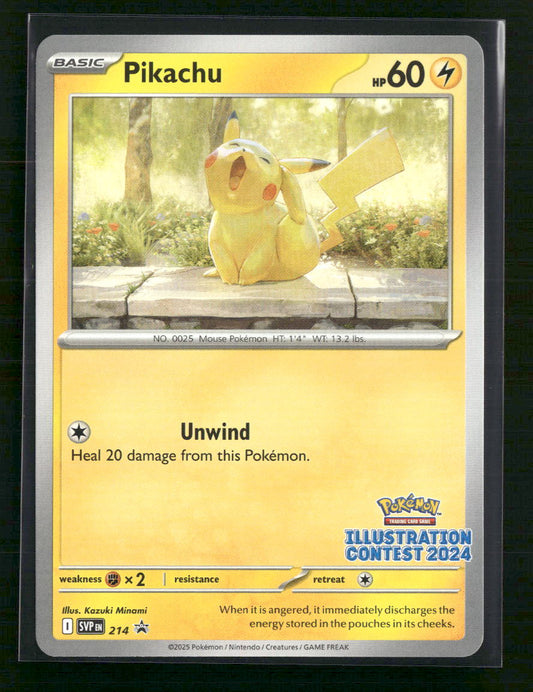 Pikachu SV: Scarlet & Violet Promo Cards #214