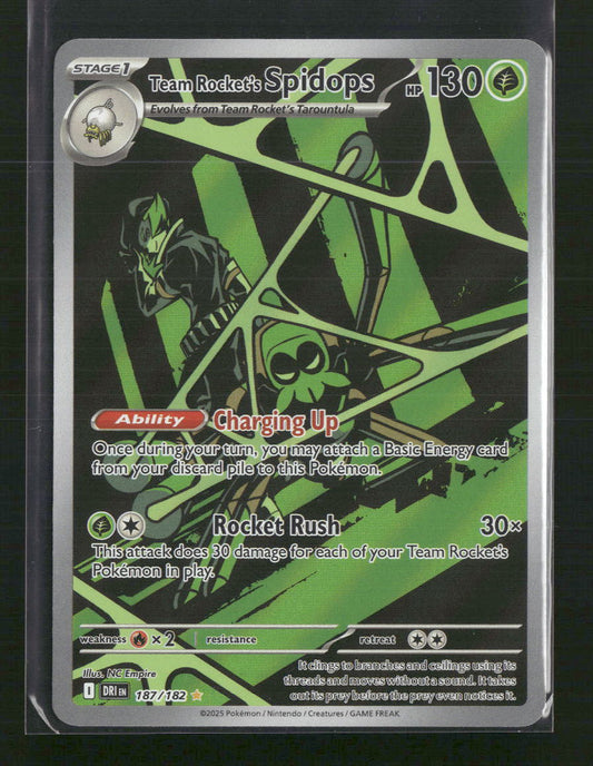 Team Rocket's Spidops SV10: Destined Rivals #187/182